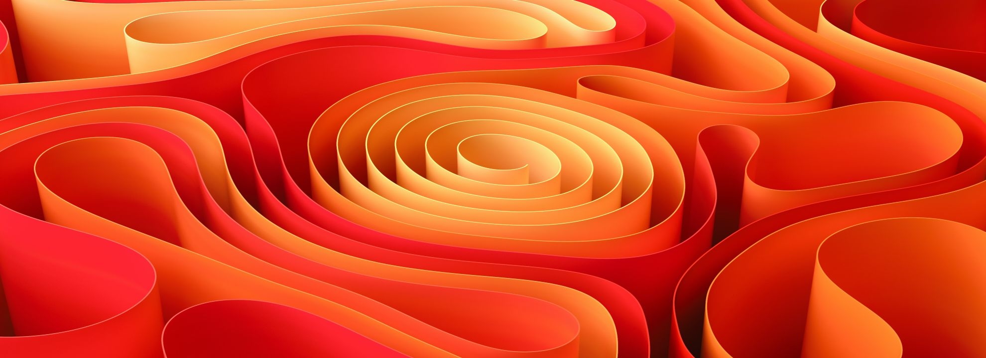 cover image featuring orange glowing ribbons spiraling around each other.